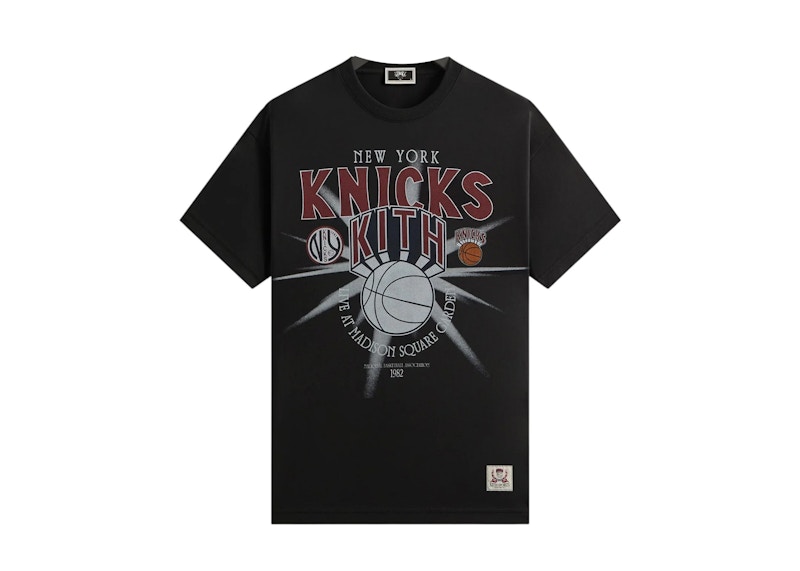 Kith x New York Knicks Madison Square Garden Burst Jones Tee Black