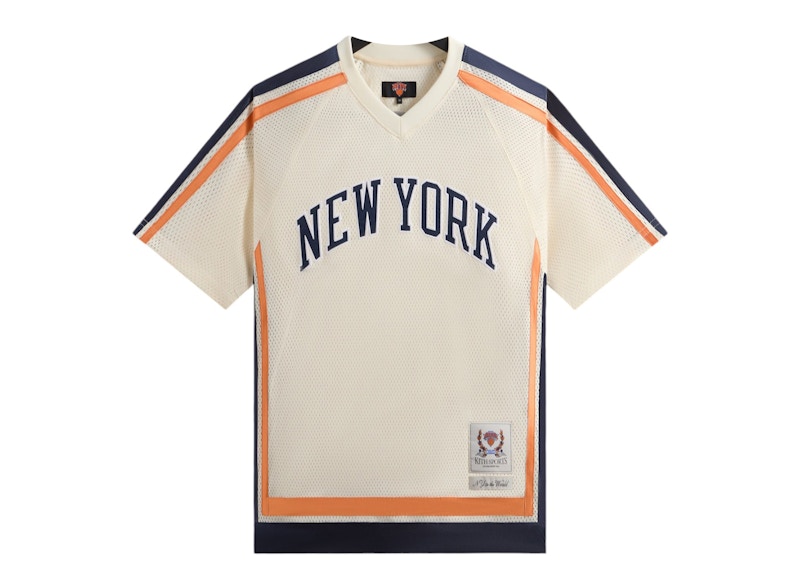 Kith x New York Knicks Mesh Leon Top Sandrift Men's - FW24 - US