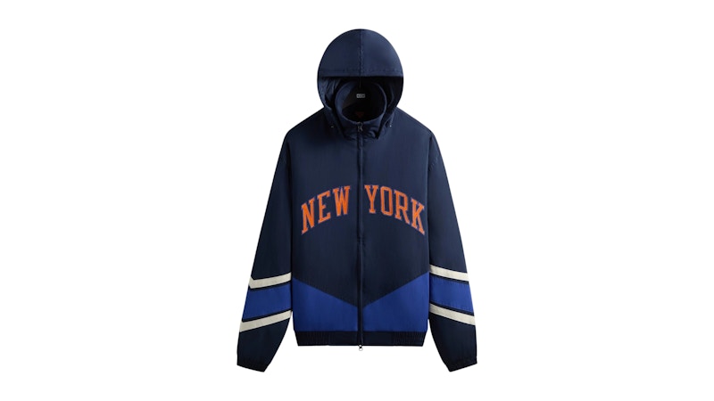 KITH Pre-owned Men's X New York Knicks Padded Nylon Jacket In Nocturnal In Black