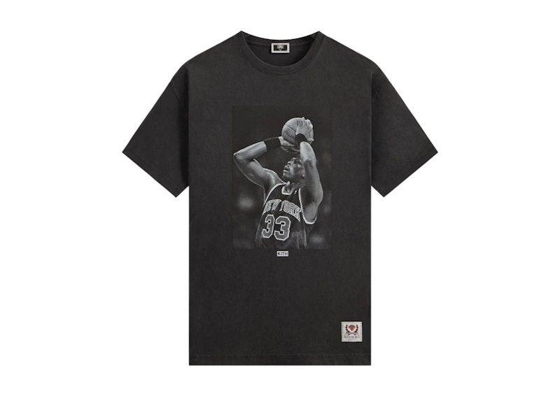 Kith x New York Knicks Patrick Ewing Vintage Tee Black メンズ