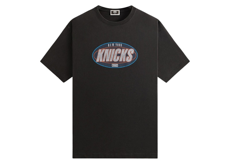 Kith x New York Knicks Y2K Vintage Tee Black Men's - FW24 - US