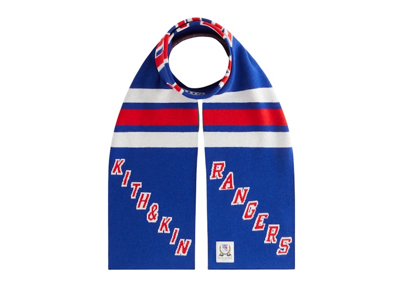 Kith x New York Rangers New York Sciarpa lavorata a maglia Cyclone