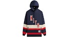 Kith x Sudadera con capucha New York Rangers Skewed Delk Color oscuro