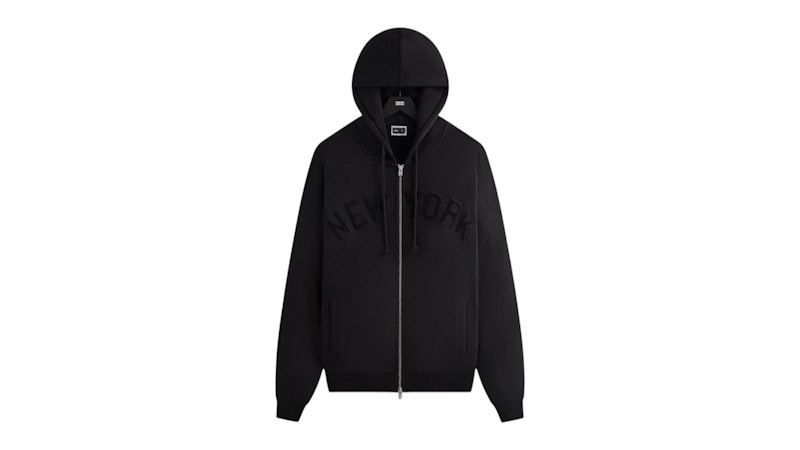Kith x New York Yankees Braxton Full Zip Hoodie Black メンズ