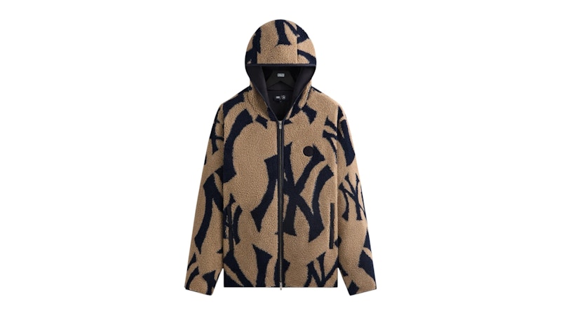 Kith x New York Yankees Hooded Pinehurst Sherpa Jacket Canvas