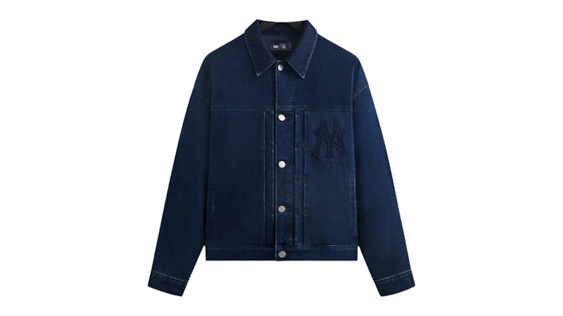 新品　KITH　立体感のあるボックスロゴの高品質デニムジャケット　限定　希少 KITH デニム ロゴ入りバケットハット 関税送料込み 中古・古着