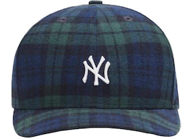 Kith x New York Yankees Plaid New Era Cap Blackwatch - FW20