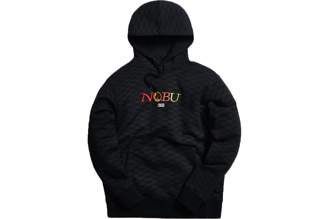 Kith x Nobu Multi Logo Hoodie Black