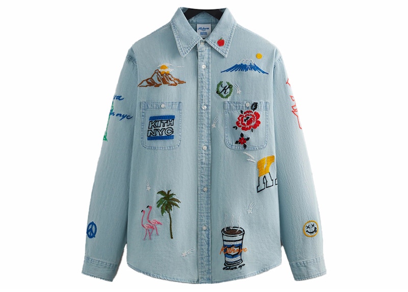 デニムシャツ美品 kith denim apollo shirt