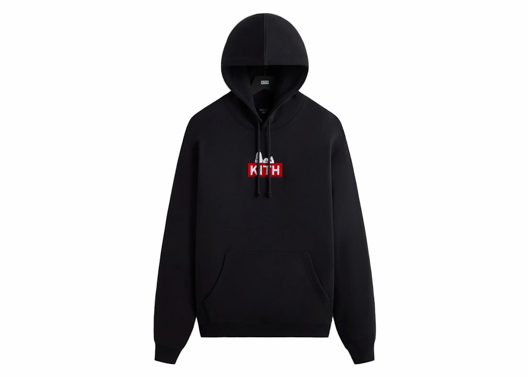 Pre-owned Kith X Peanuts Doghouse Hoodie Black