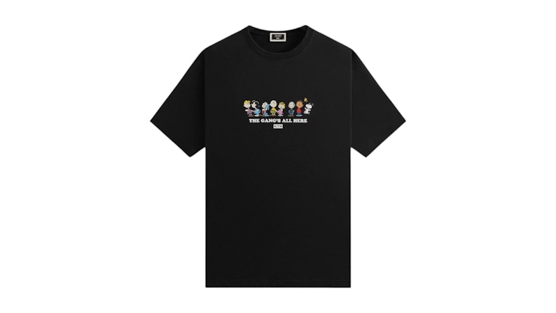 ☆ KITH x PEANUTS Gang's All Here tee コラボTシャツ ☆ Kith x Peanuts Gang's All Here Tee Black Men's - SS25 - US