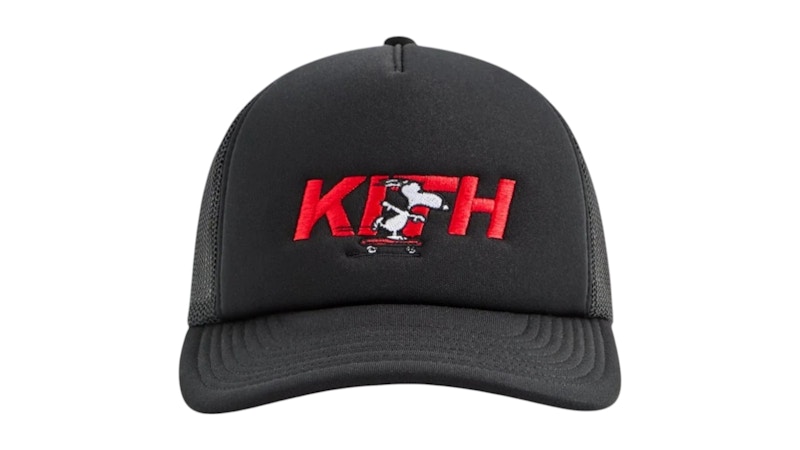Kith x Peanuts Kids 75 Nolan Poly Foam Trucker Black 男装