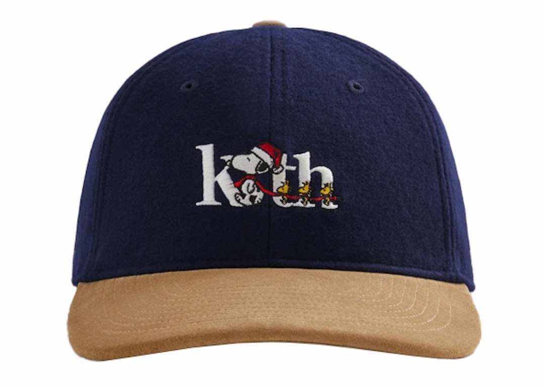 Pre-owned Kith X Peanuts Melton Wool Cap Nocturnal