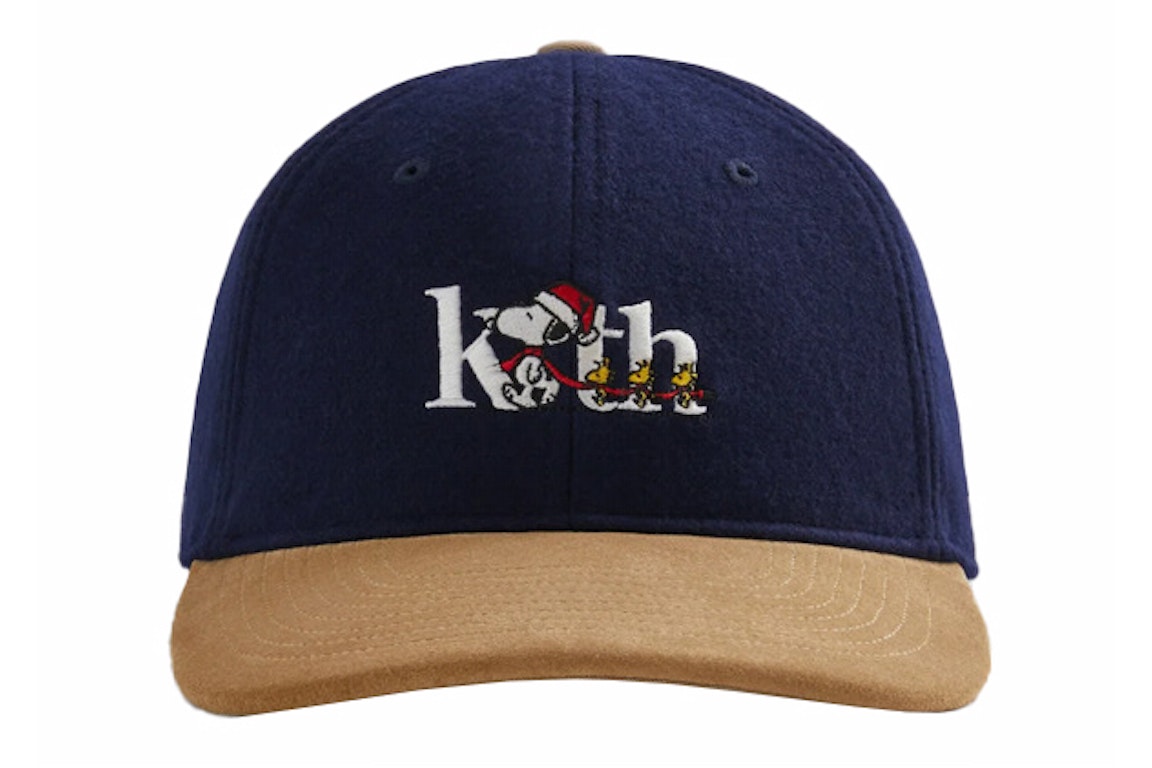 Pre-owned Kith X Peanuts Melton Wool Cap Nocturnal