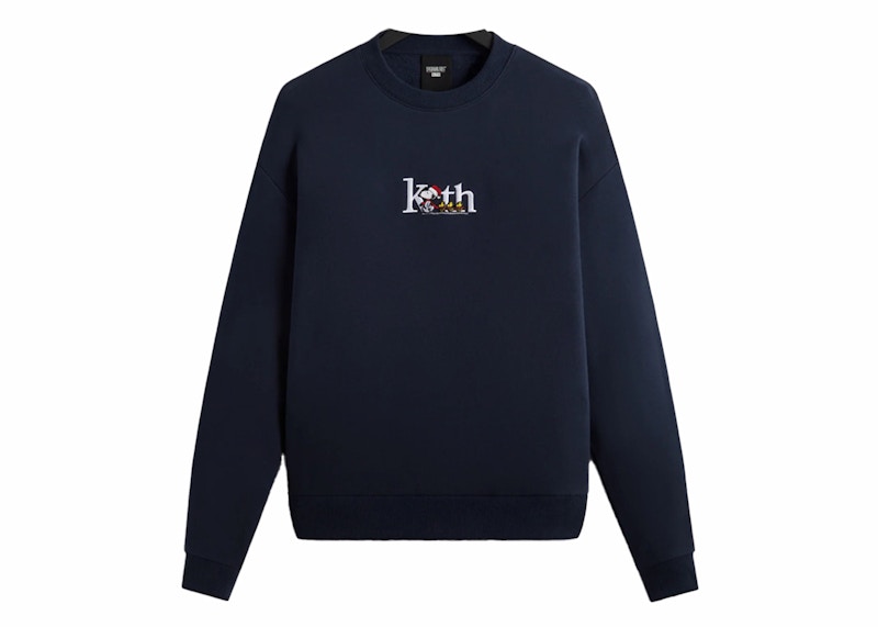 Kith x Peanuts Serif Crewneck Nocturnal