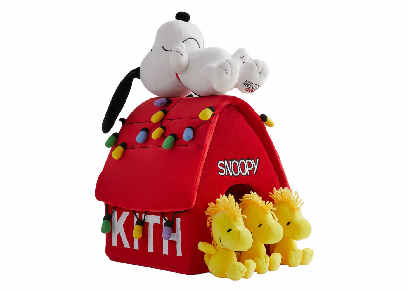 Kith x Peanuts Snoopy Doghouse Plush Multicolor