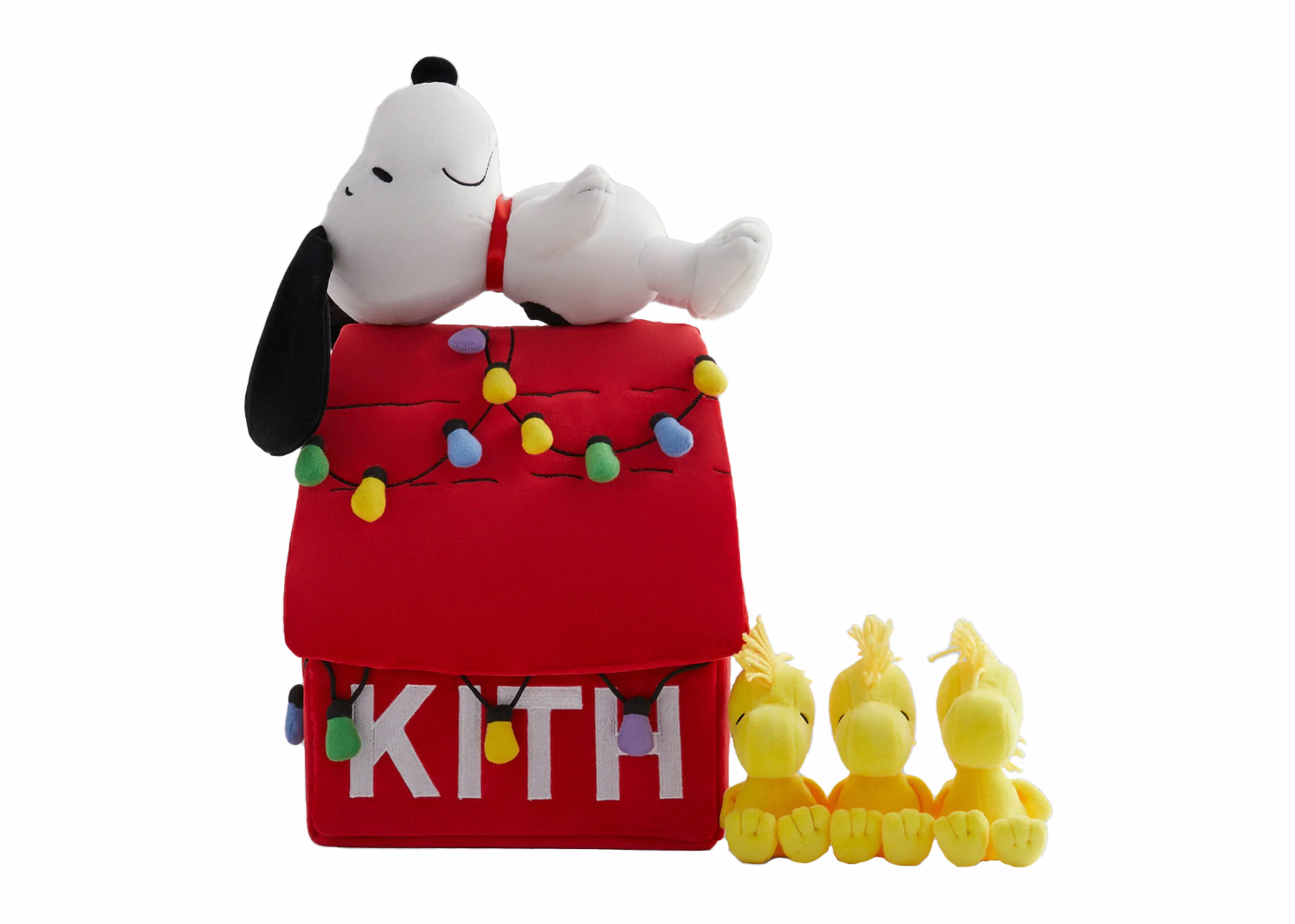 Kith x Peanuts Snoopy Doghouse Plush Multicolor