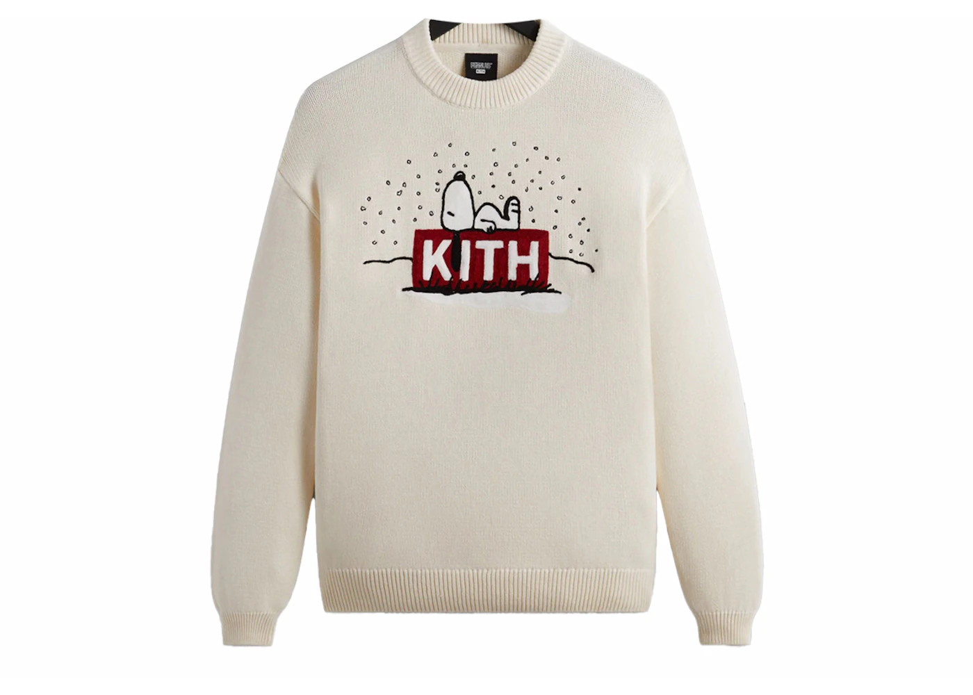 Kith x Peanuts Snoopy Sweater Sandrift Men's FW23 US