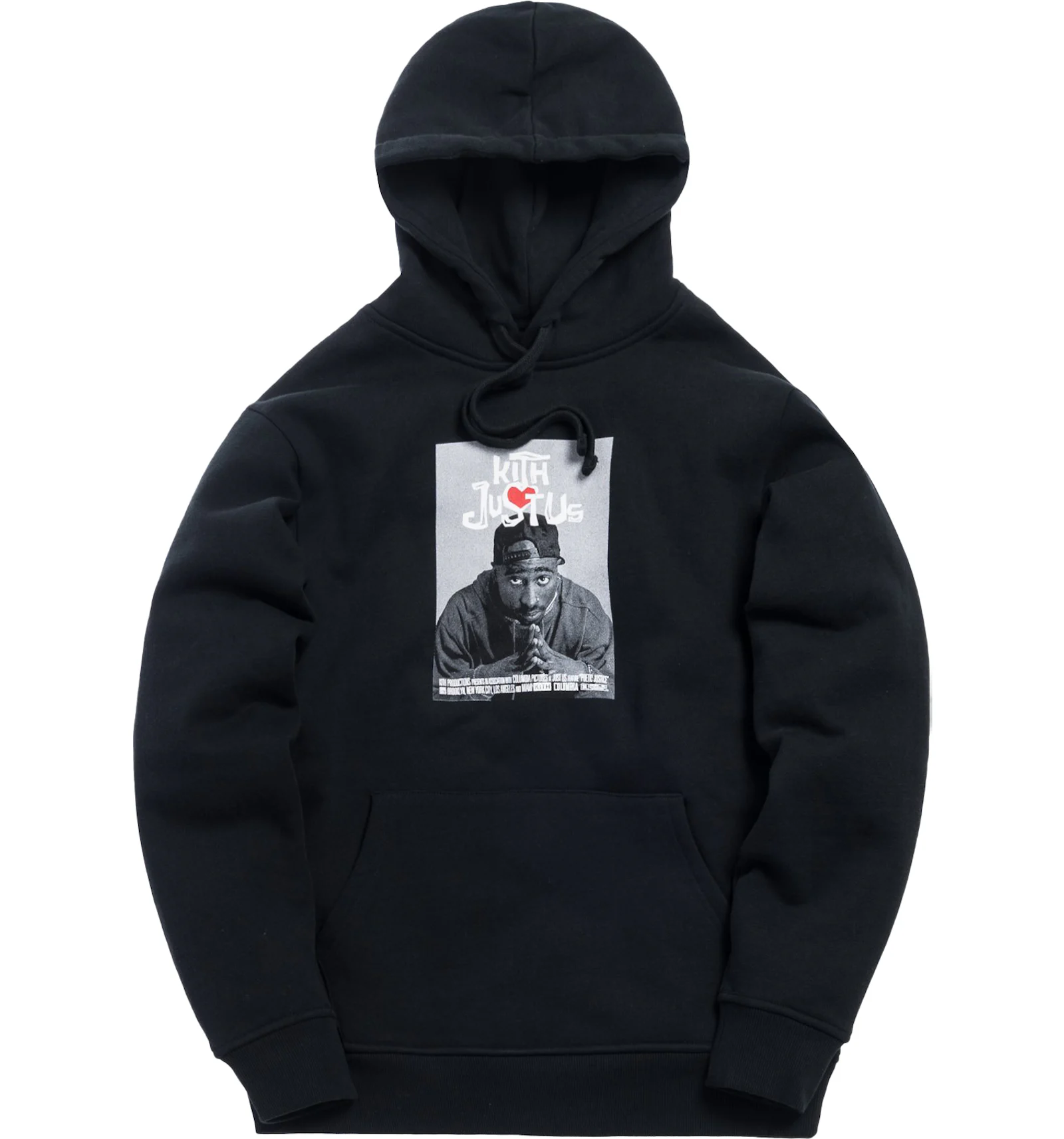 Kith x Poetic Justice Hoodie Black Men s FW18 US