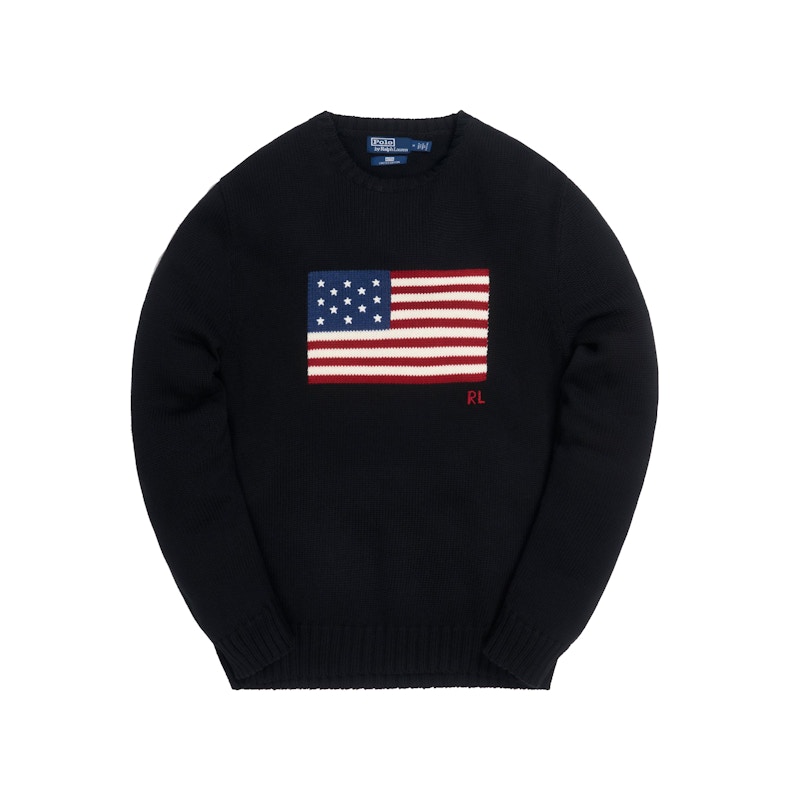 Ralph lauren flag sweatshirt hot sale