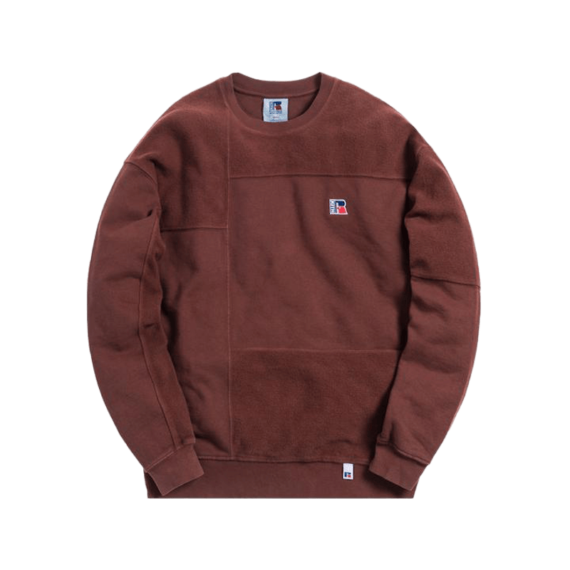 Kith x Russell Athletic Reverse Crewneck Decadent Chocolate