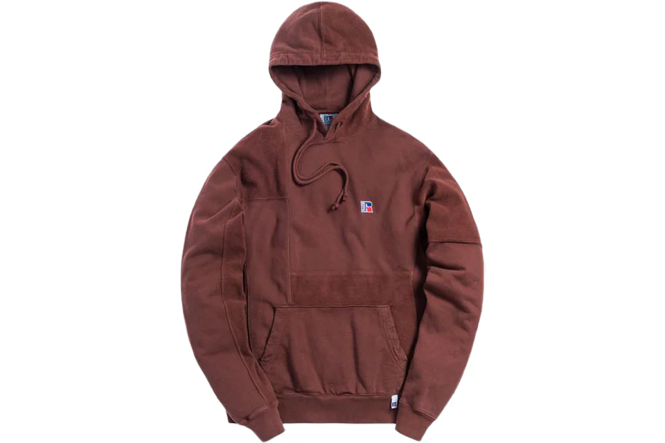 Kith x Russell Athletic Reverse Hoodie Decadent Chocolate