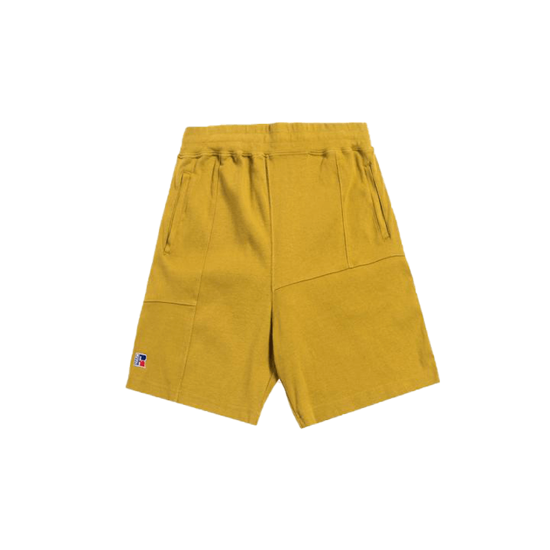 Pre-owned Kith Men's  X Russell Athletic Reverse Shorts In Honey