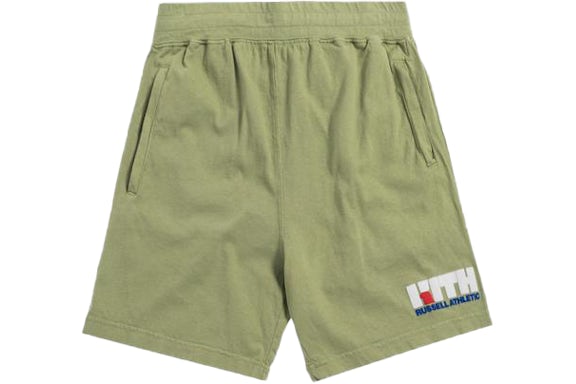 Kith x Russell Athletic Varsity Logo Shorts Mistletoe