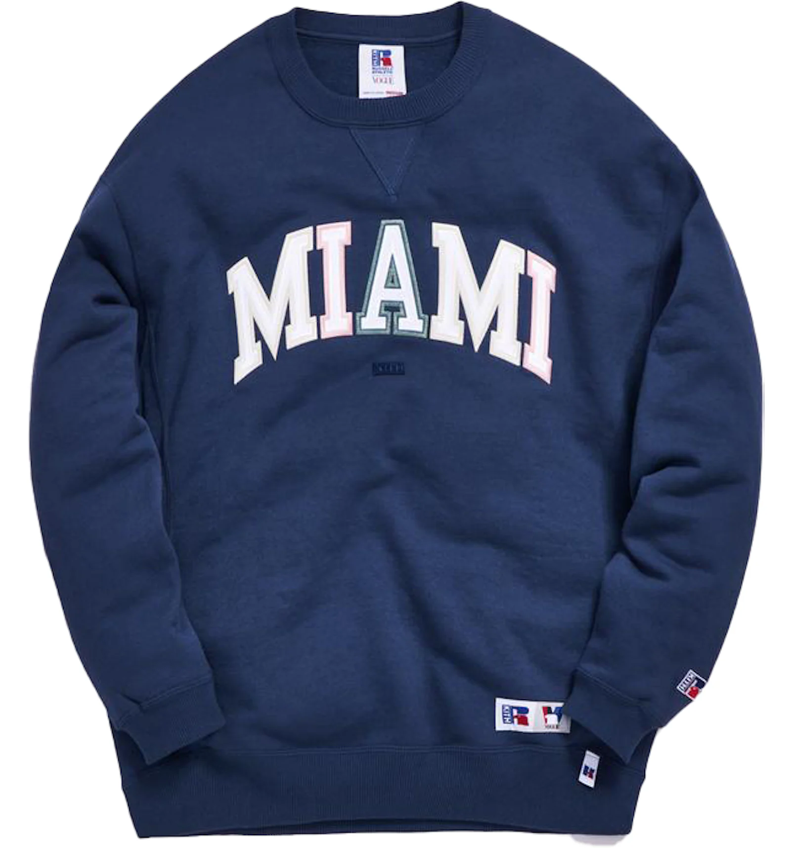 Kith russell athletic crewneck discount sweatshirt