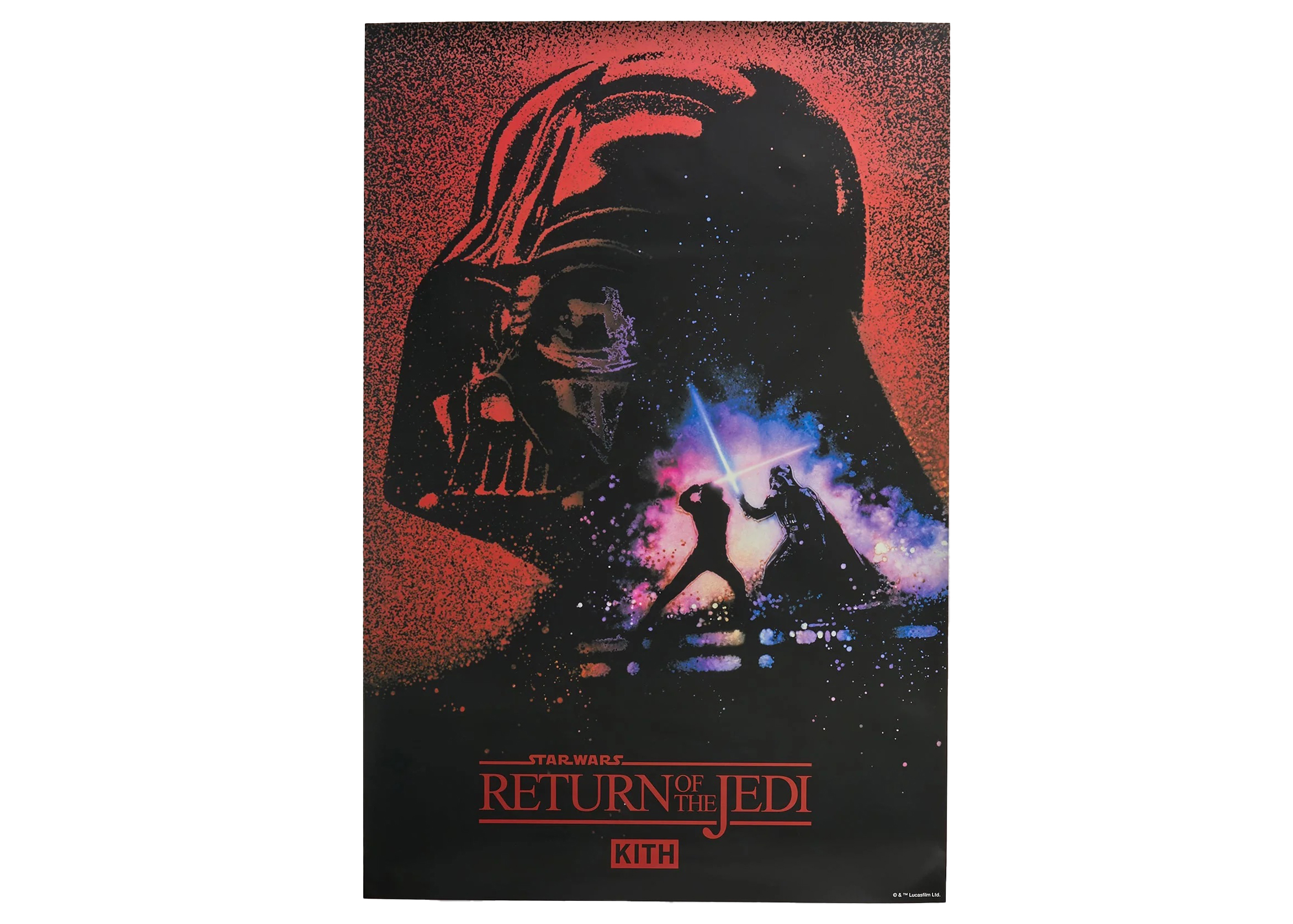 Kith x STAR WARS Darth Vader Poster Multicolor