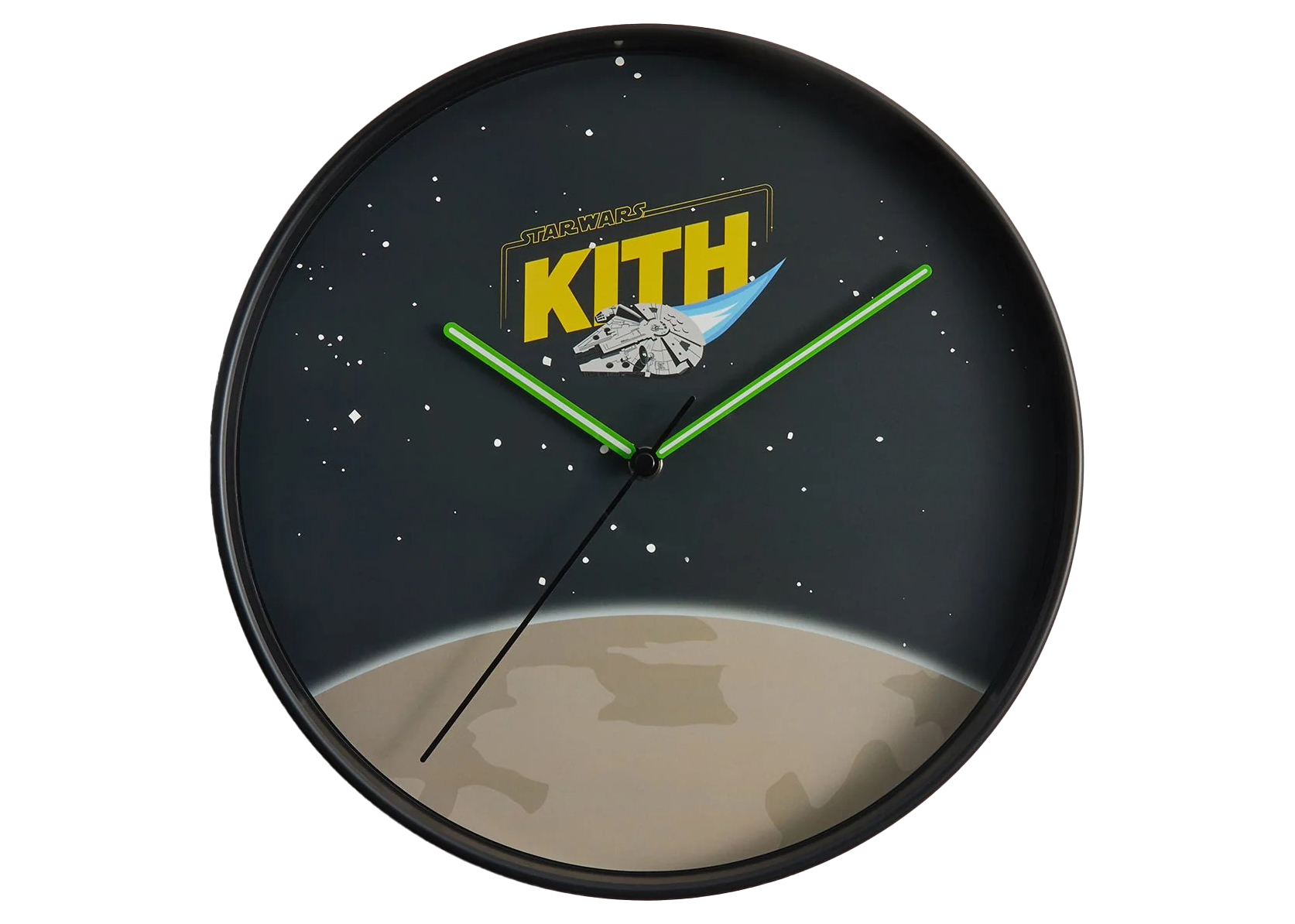 Kith x STAR WARS Millennium Falcon Ship Wall Clock Black - SS23 - US