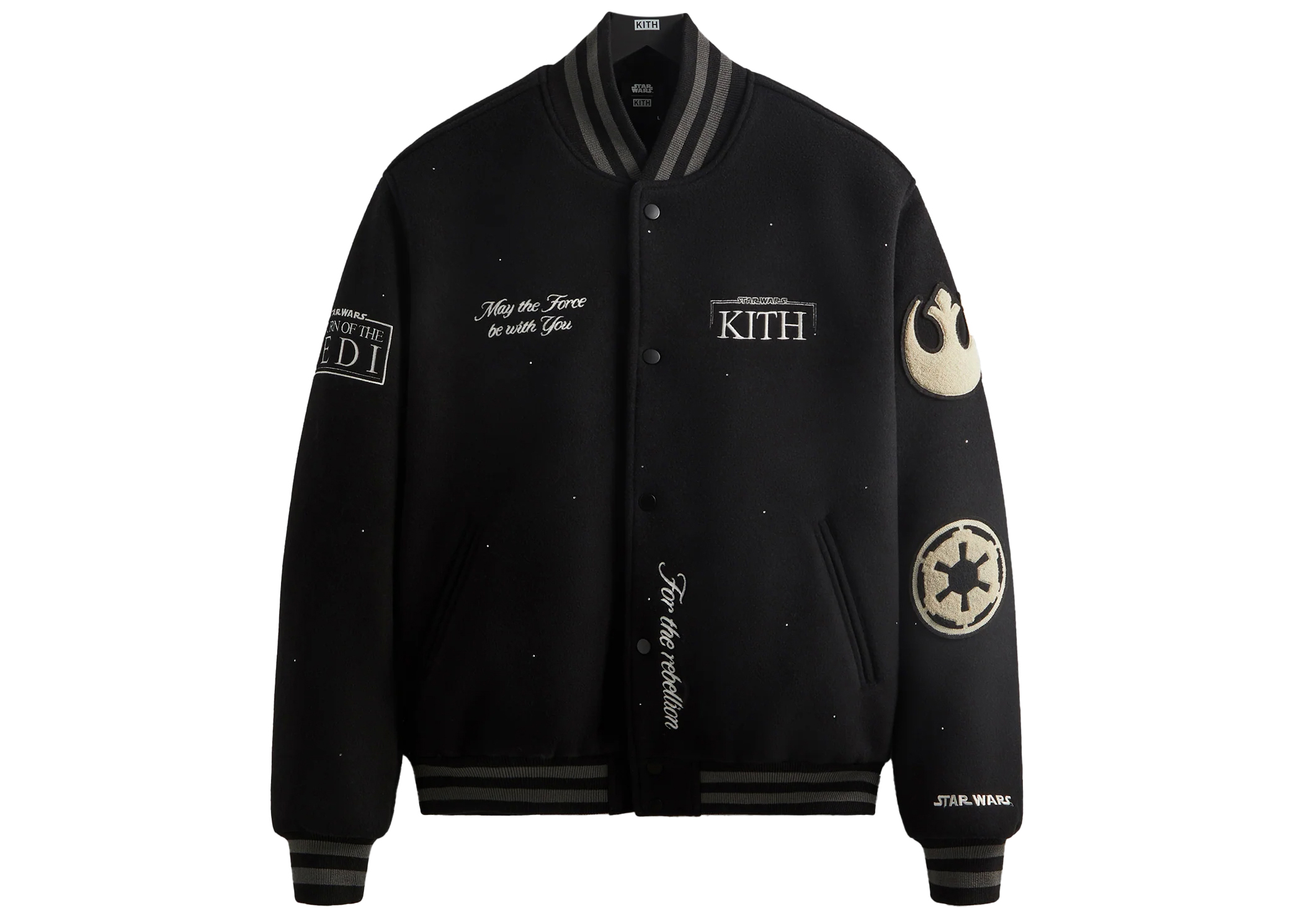 KITHOnline購入品ですKith STAR WARS Varsity Jacket Swarovski