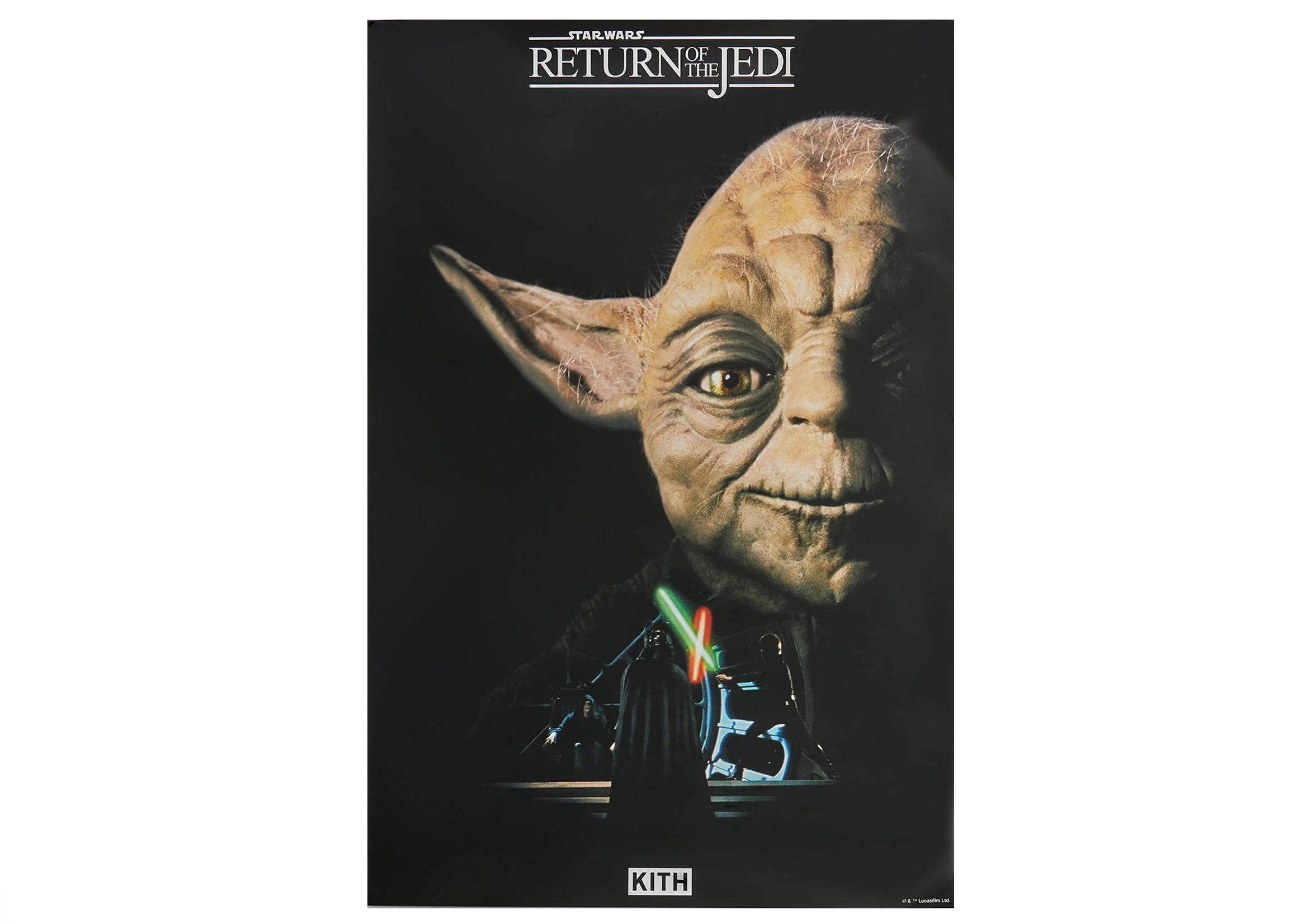 Kith x STAR WARS Yoda Poster Multicolor