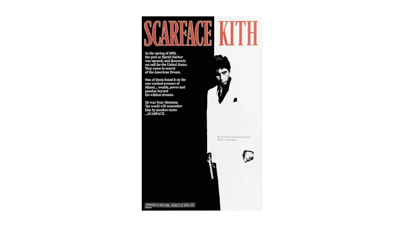 Póster de la película Kith x Scarface multicolor