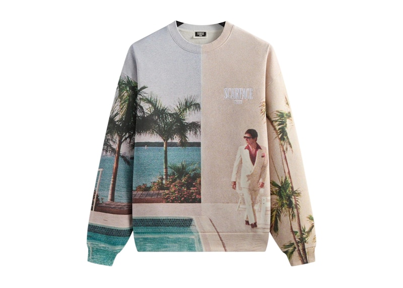 ☆ KITH x EDO Artist nelson crewneck コラボスウェット ☆ Kith x Scarface Tony Miami Vintage Nelson Crewneck