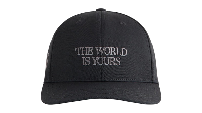 Pre-owned Kith Men's X Scarface Twill Tonal Aaron Cap In Black