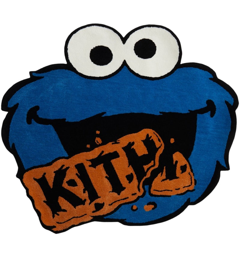 Kith x Sesame Street Cookie Monster Rug Chicory FW24 US