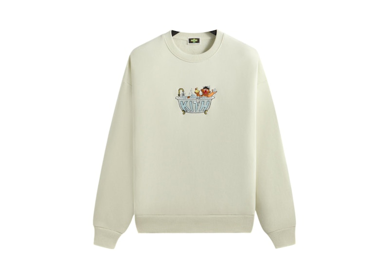 ☆ KITH x Sesame Street Ernie Nelson Crewneck スウェット ☆ Kith x Sesame Street Ernie Nelson Crewneck Chalk Men's