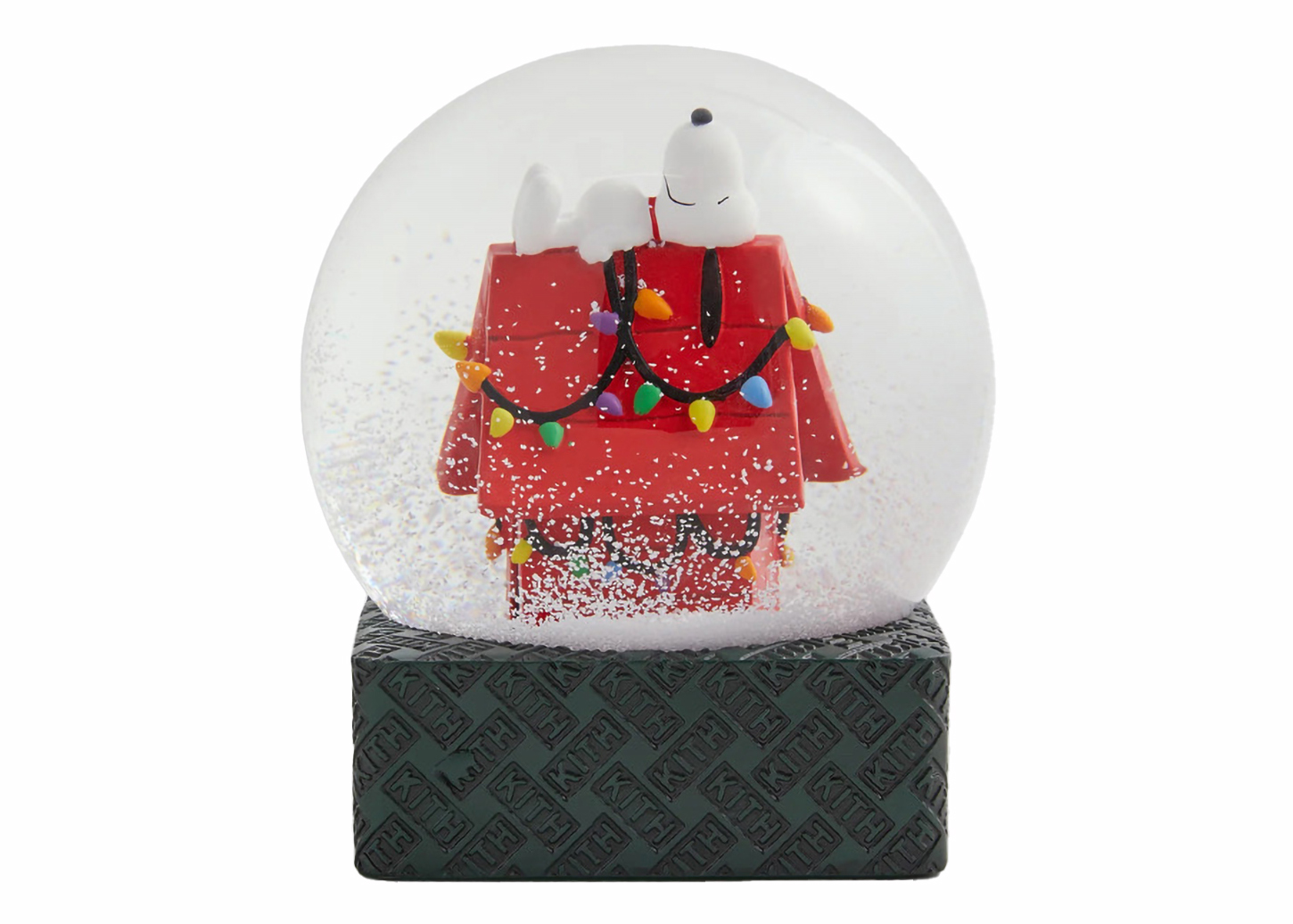 Kith x Snoopy Kithmas House Snow Globe Pyre