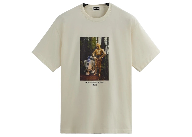 Kith x STAR WARS Droids Vintage Tee Sandrift PH