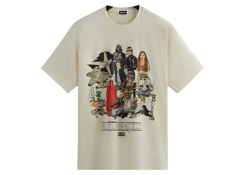 Kith x STAR WARS Japanese Poster Vintage Tee Black PH Men's - SS23