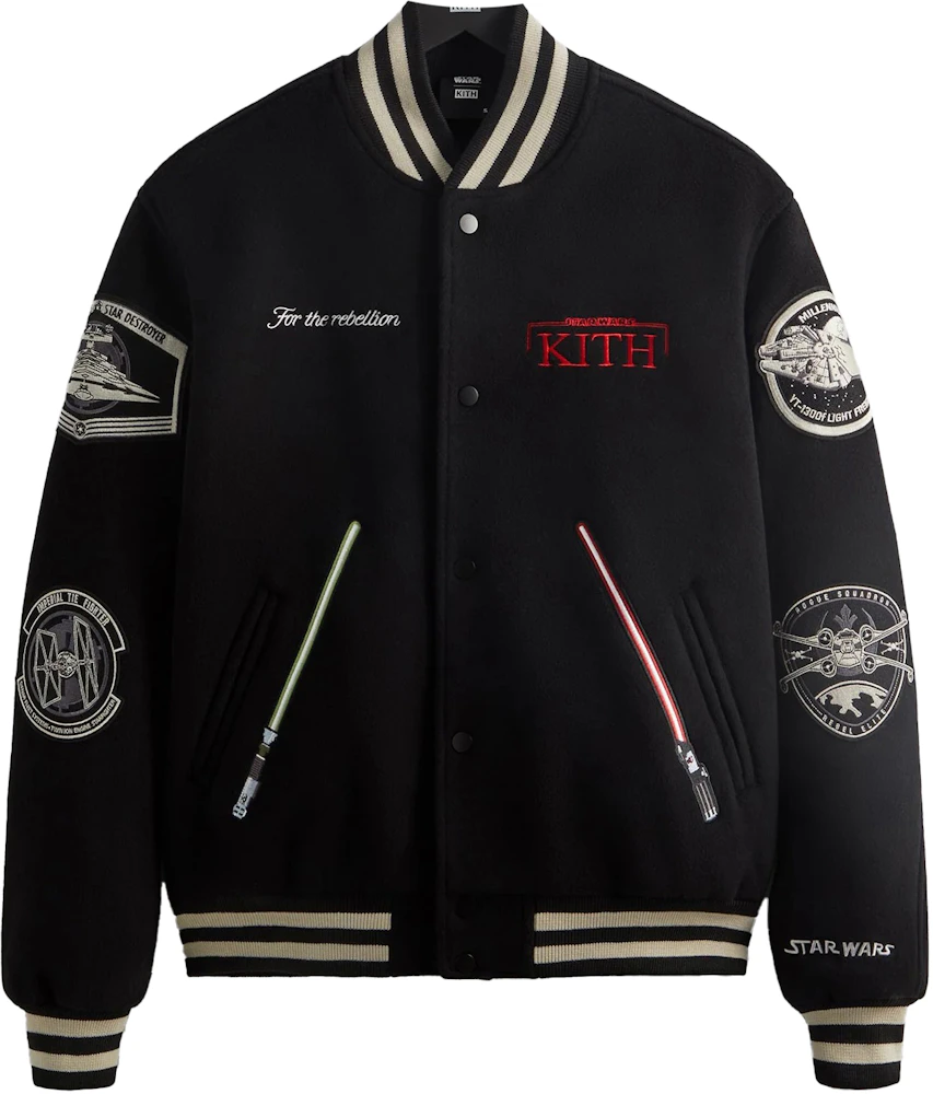 Kith x Star Wars Jedi Varsity Jacket Black Ph