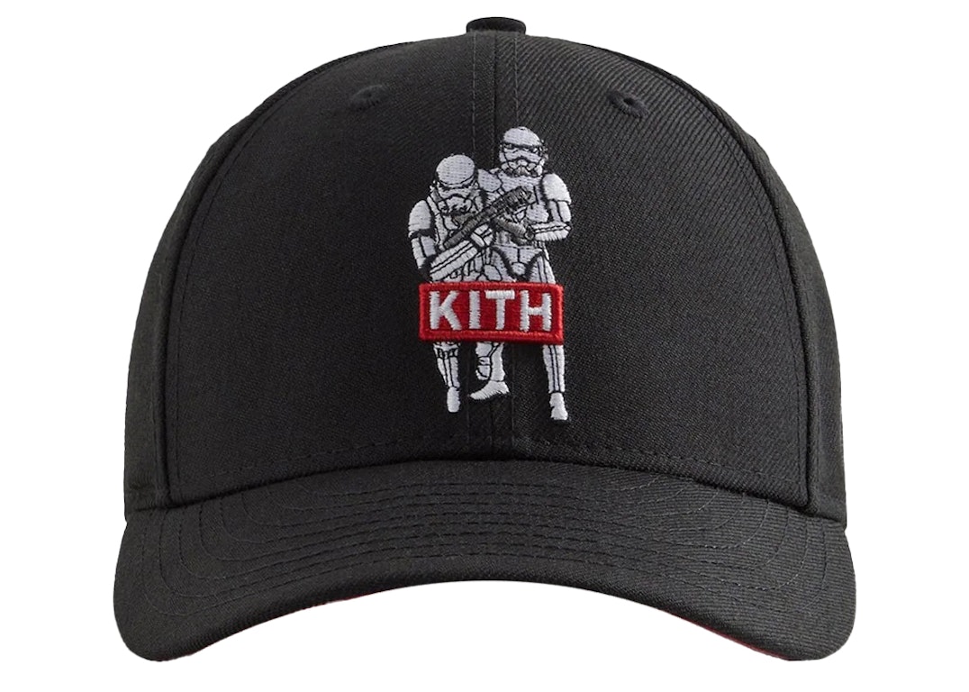 Pre-owned Kith X Star Wars Stormtrooper Box Logo New Era 59fifty Low Profile Cap Black Ph
