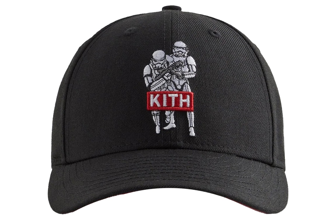 Pre-owned Kith X Star Wars Stormtrooper Box Logo New Era 59fifty Low Profile Cap Black Ph