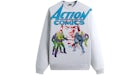 Kith x Superman Action Comics Nelson Crewneck Light Heather Grey