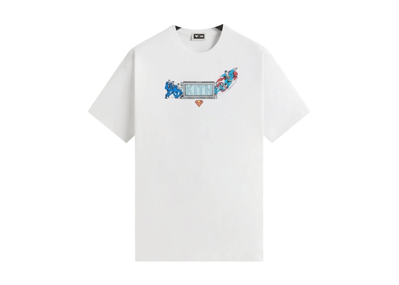 Kith x Superman Booth Vintage Tee White Men's - SS25 - US
