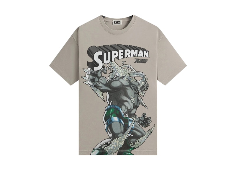 Pre-owned Kith Men's X Superman Doomsday Tee Shirt In Pyrite