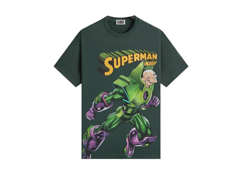 ★25SS★Superman X Kith Lex Luthor Tee Kith x Superman Lex Luthor Tee Stadium Men's - SS25 - US