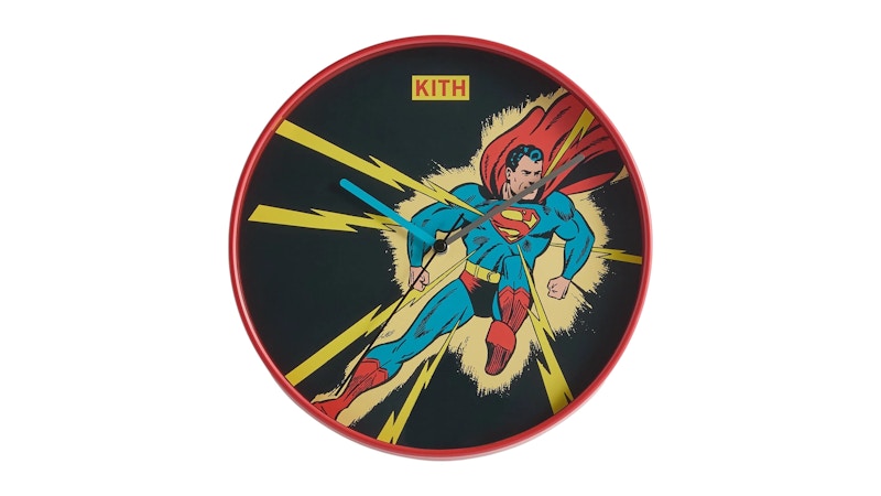 Pre-owned Kith Men's X Superman Lightning Bolt Clock