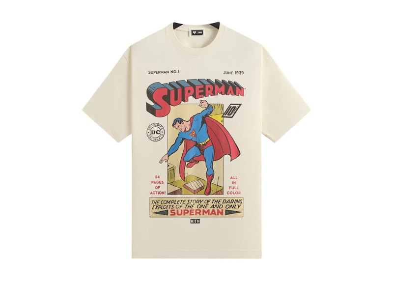 高級感 No. Superman x Kith 1 JP - SS25 - メンズ Sandrift Tee Vintage トップス